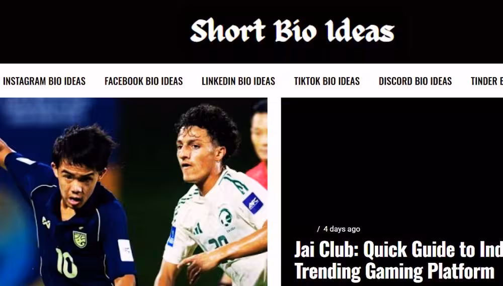 Shortbioideas com: Best Captions and Bio Ideas 